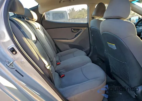 2012 Hyundai Elantra Gls from USA, damaged, VIN 5NPDH4AE9CH069143